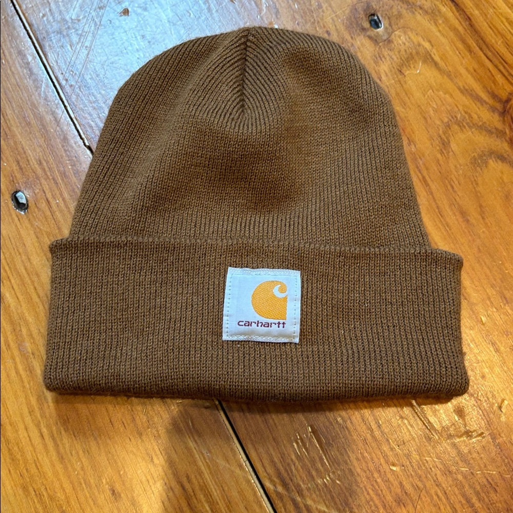 CARHARTT O/S Knit Cap Logo Fold Over Band